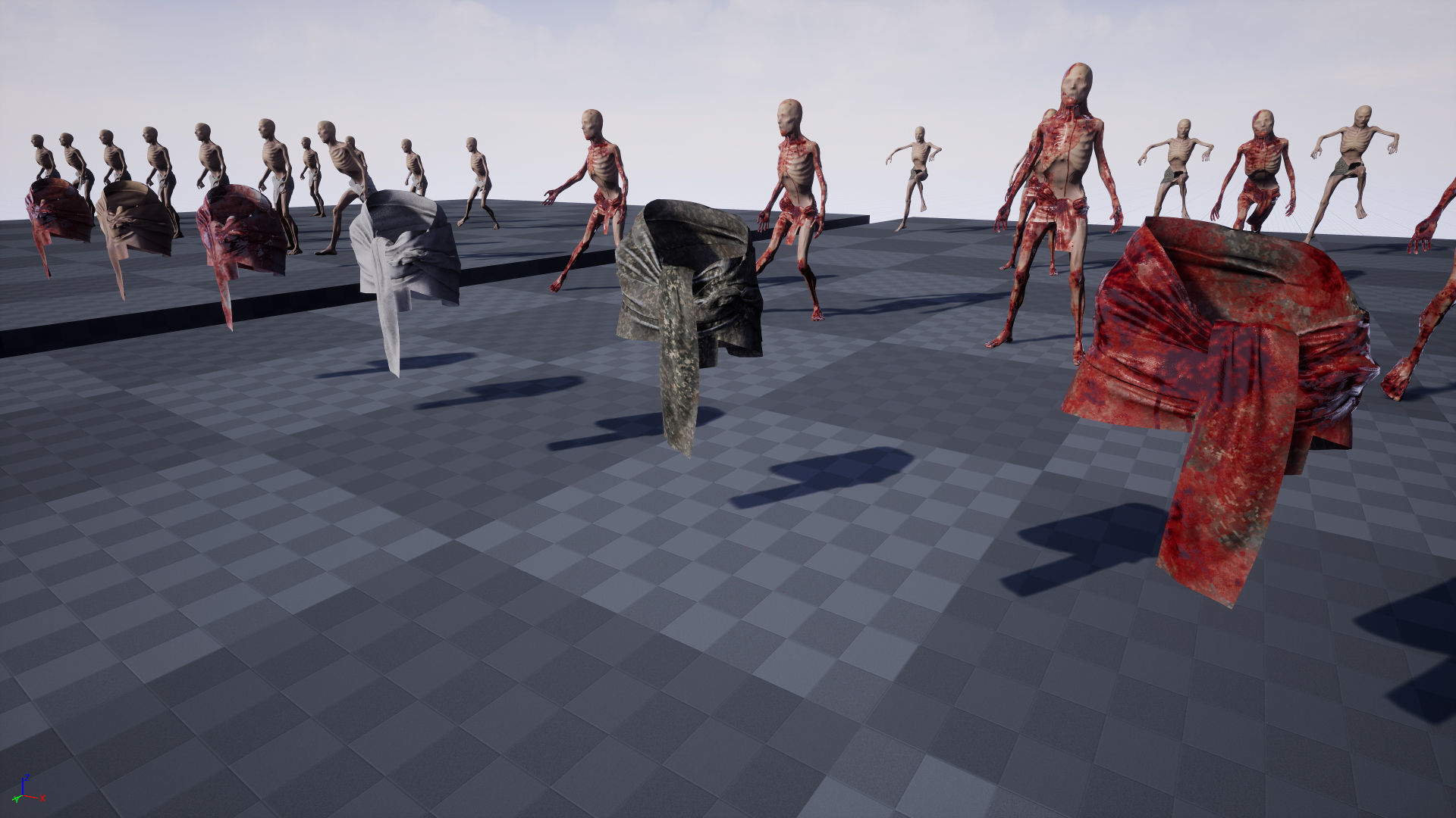 Skin Wrapped Monster 4 Low-poly 3D model_13