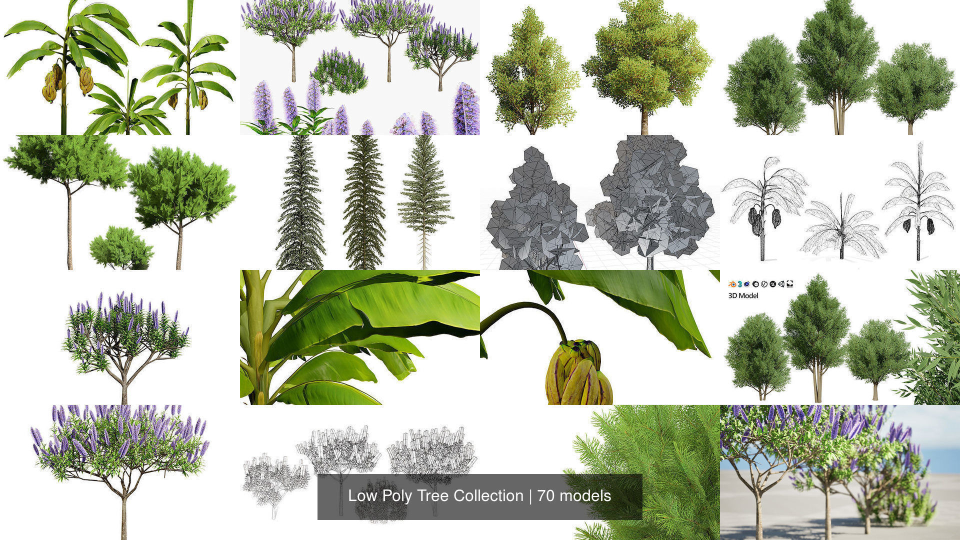 Low Poly Tree Collection _45