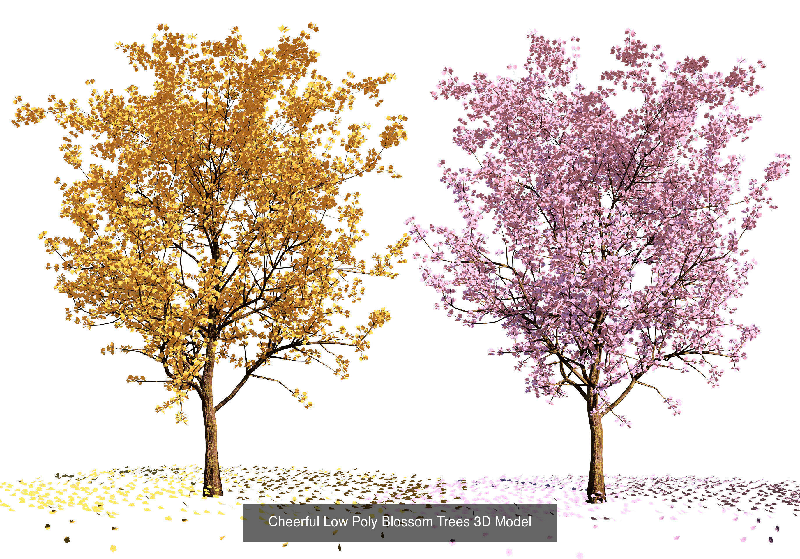 Low Poly Tree Collection _106