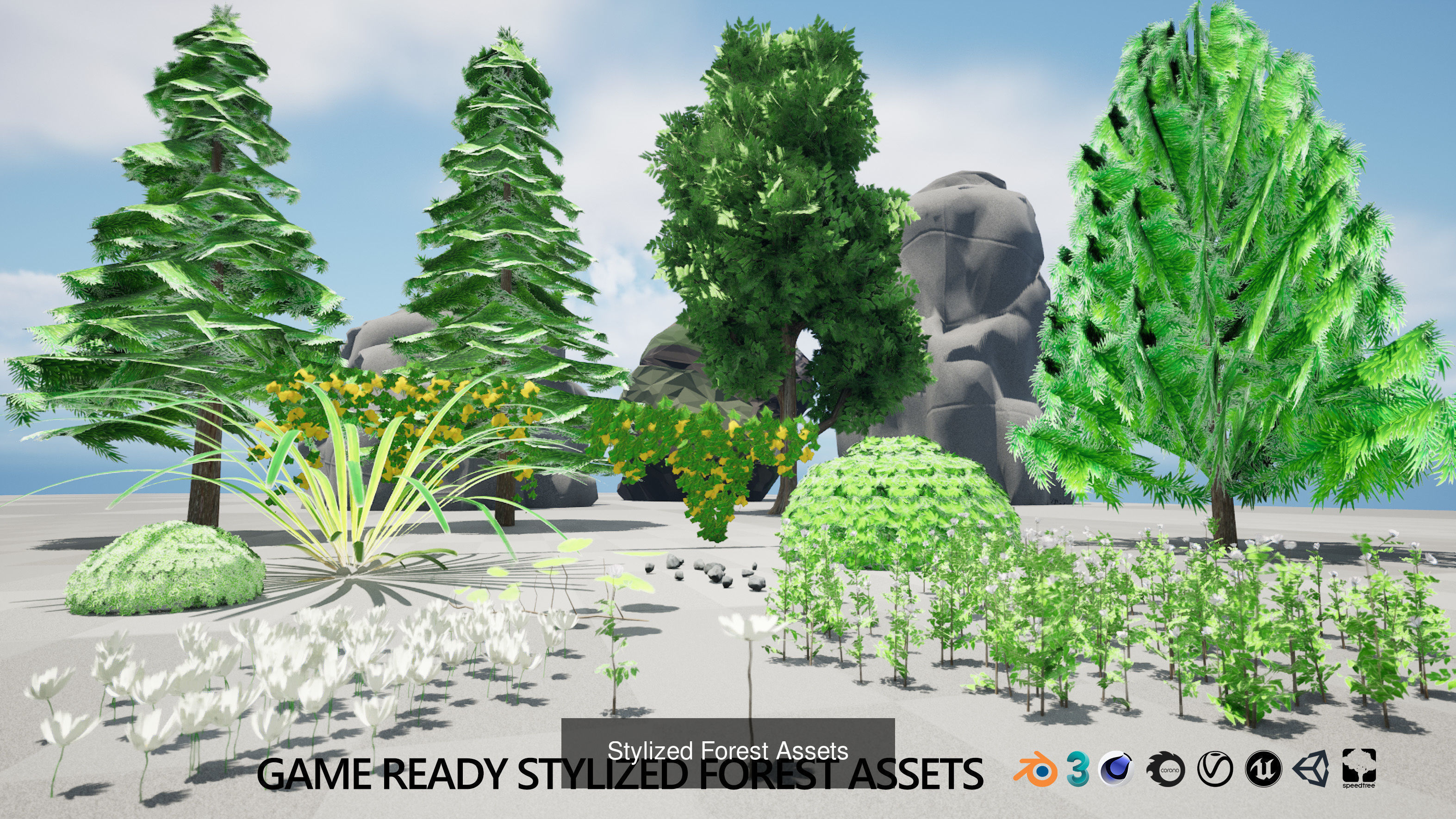 Low Poly Tree Collection _99