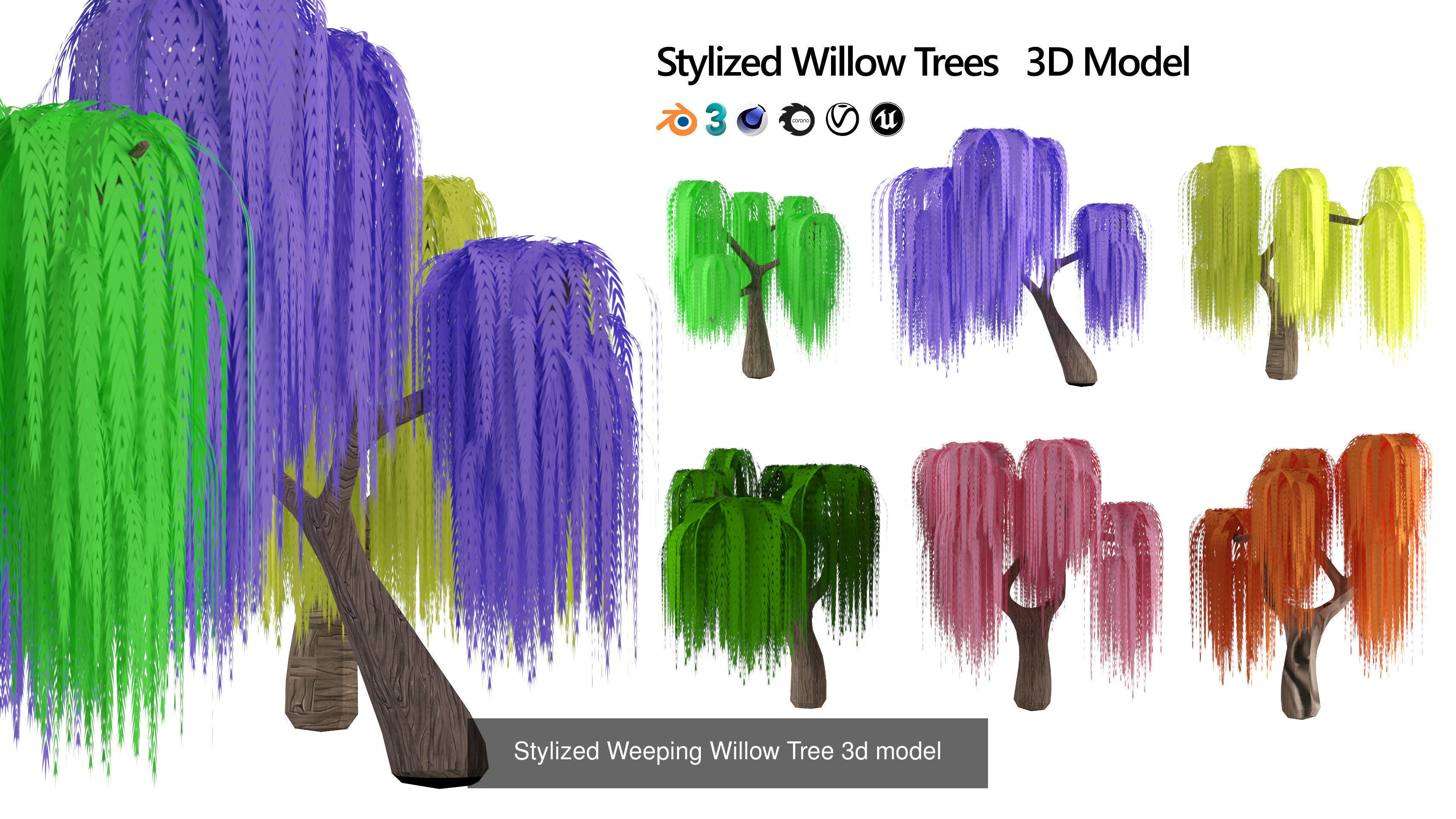 Low Poly Tree Collection _98