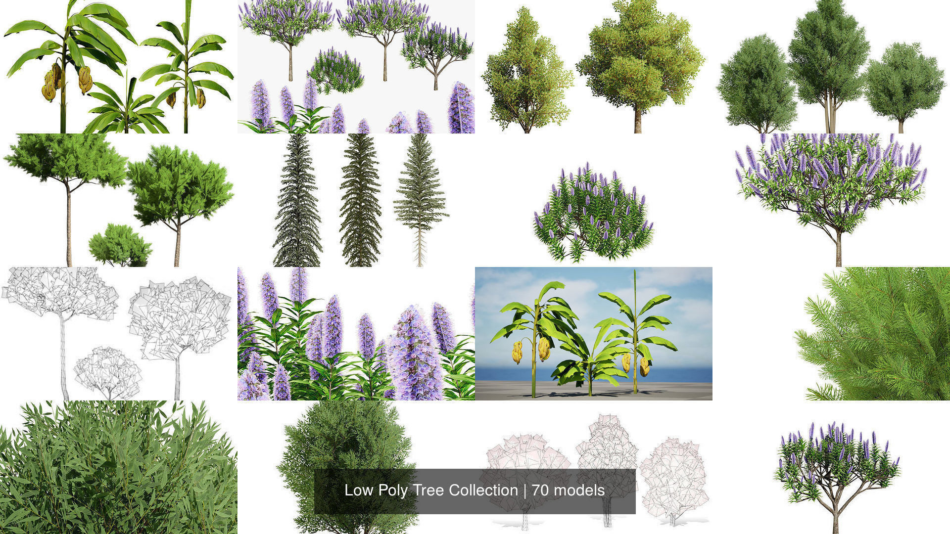 Low Poly Tree Collection _46