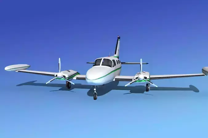 Cessna 421 Golden Eagle V09 3D model