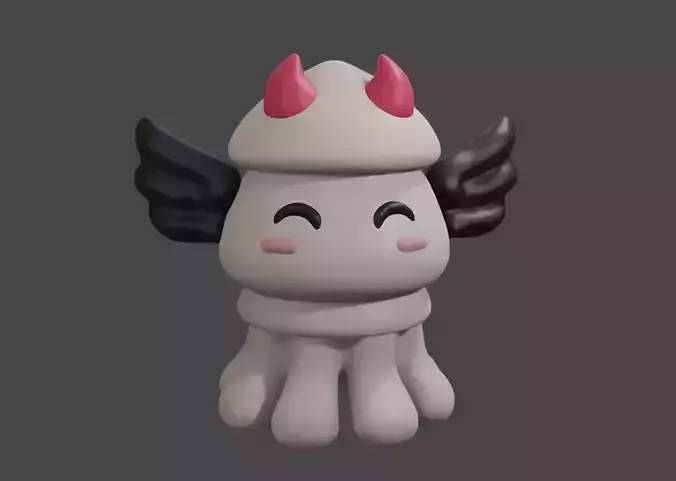 Squid Kim Dokja Pencap and Keychain 3D print model