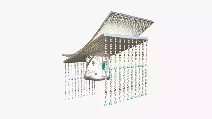 Chinese Ancient Emperor Headwear A05 - Character Design Low-poly 3D model