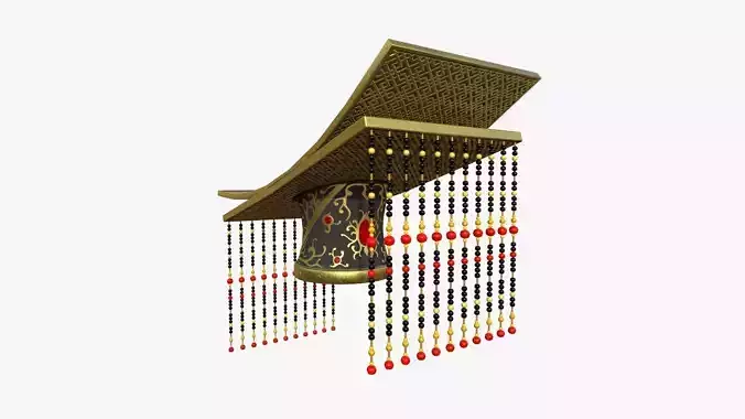 Chinese Ancient Emperor Headwear A03 - Character Design Low-poly 3D model