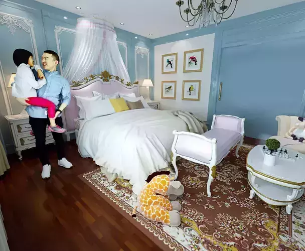 European style children room