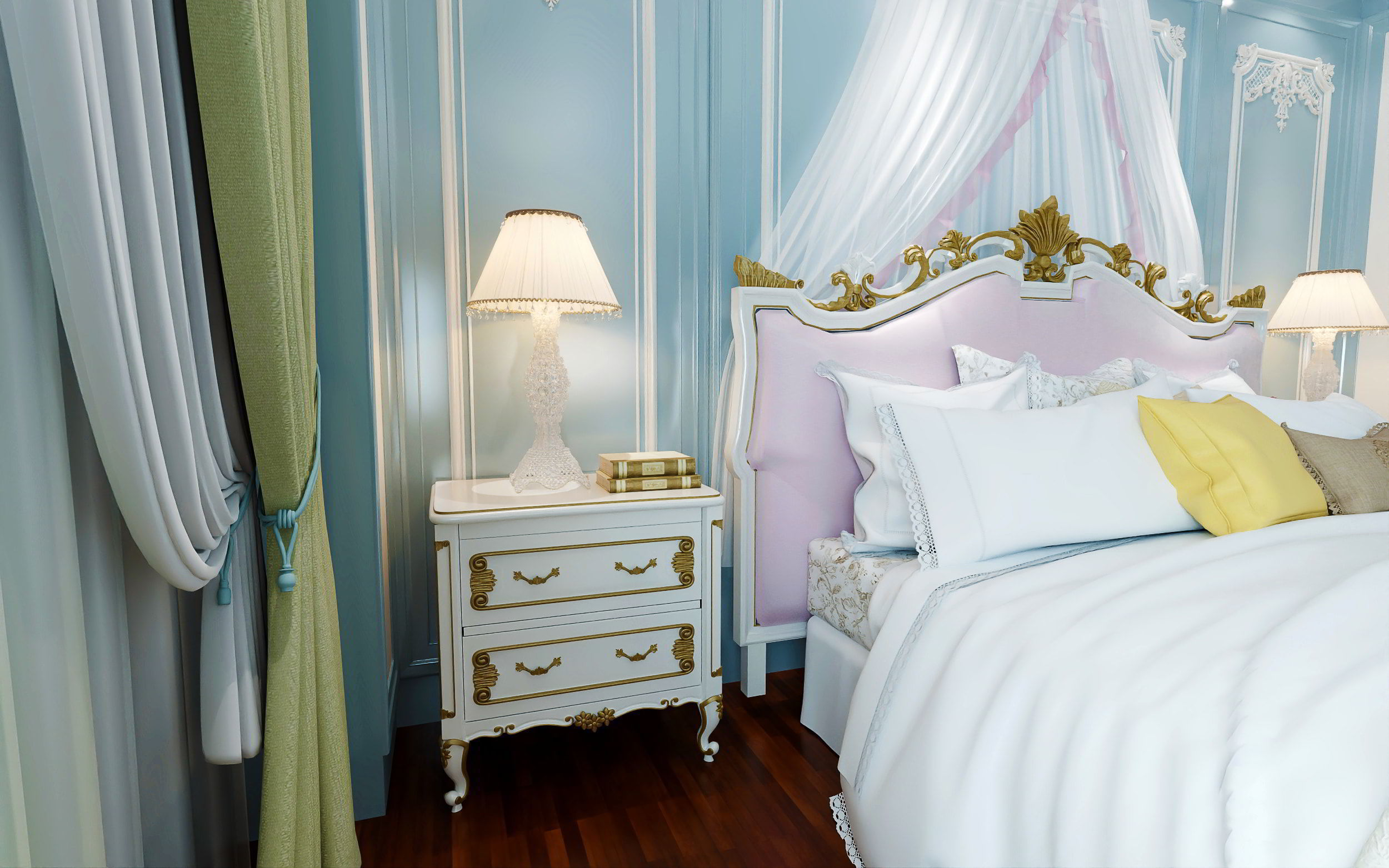 European style children room 3D model_4