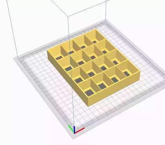 4 level shelf for Funko Bitty Pop 3D print model