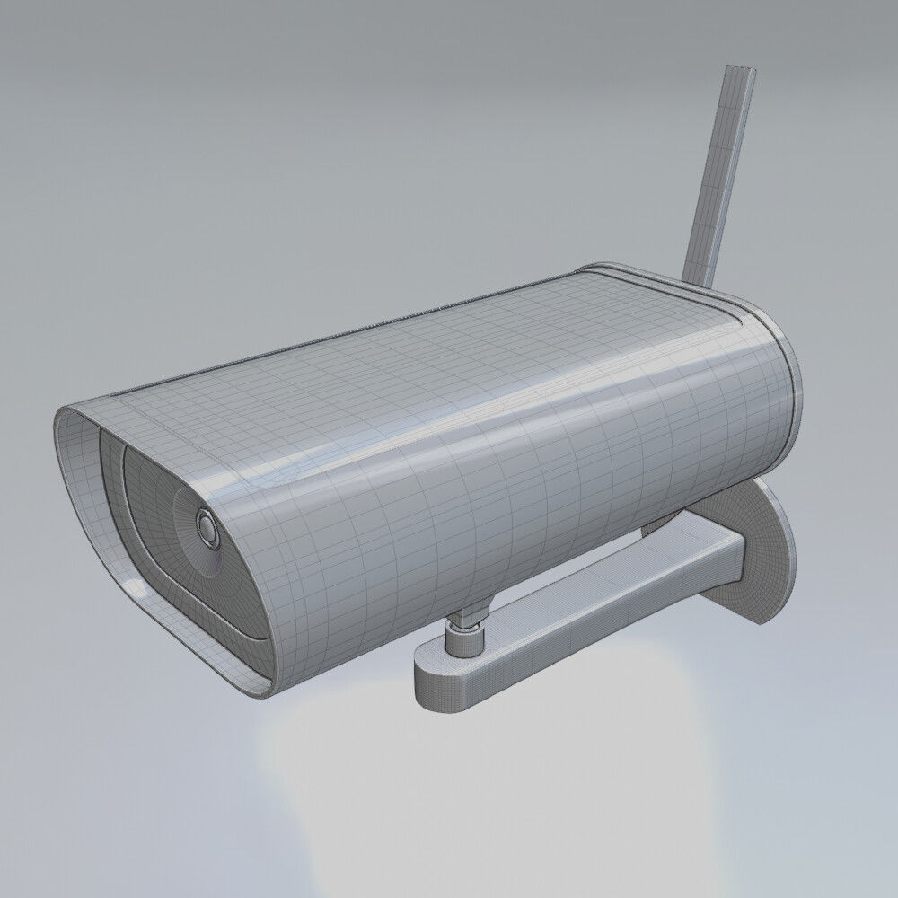 3D CCTV Camera Asset Pack - 18 High-Quality Models 3D model_9