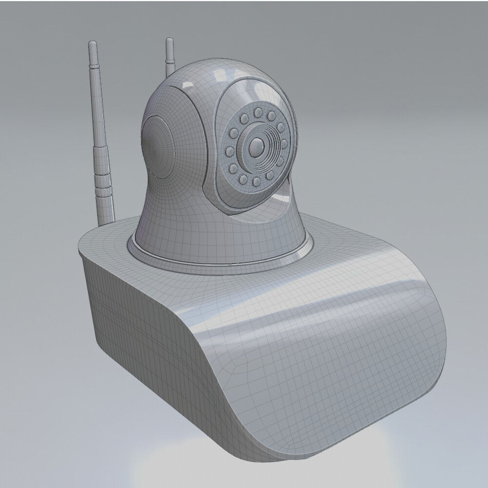 3D CCTV Camera Asset Pack - 18 High-Quality Models 3D model_3