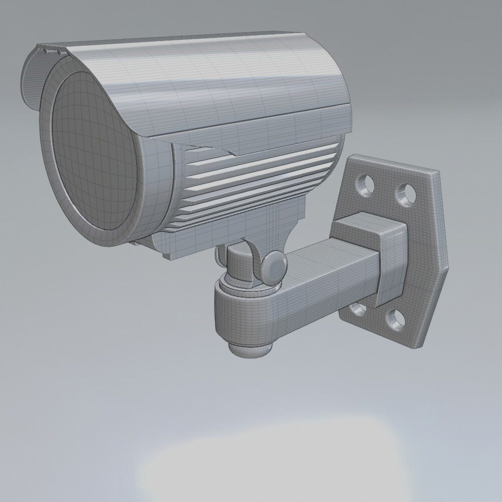 3D CCTV Camera Asset Pack - 18 High-Quality Models 3D model_16