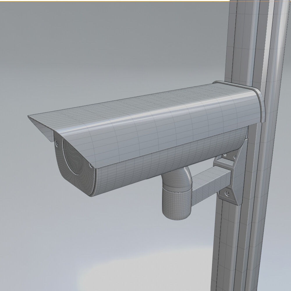 3D CCTV Camera Asset Pack - 18 High-Quality Models 3D model_8
