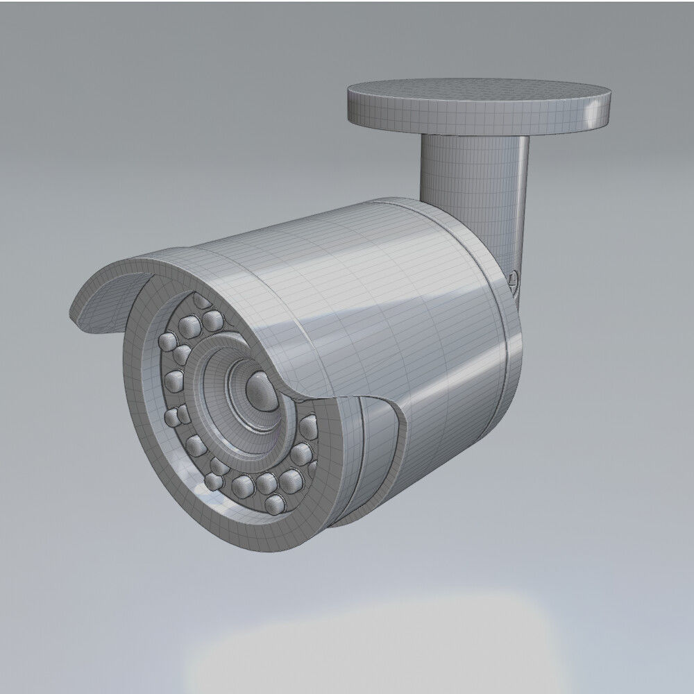 3D CCTV Camera Asset Pack - 18 High-Quality Models 3D model_12