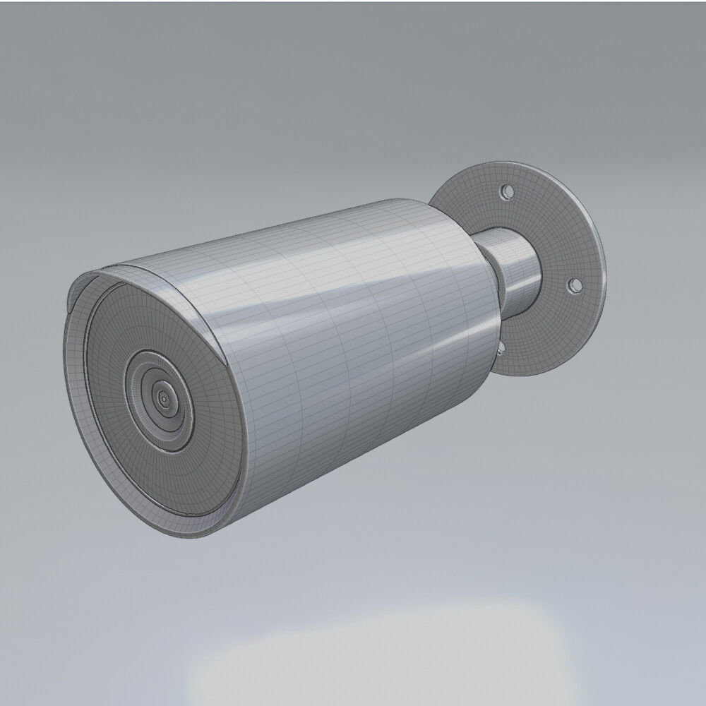 3D CCTV Camera Asset Pack - 18 High-Quality Models 3D model_14