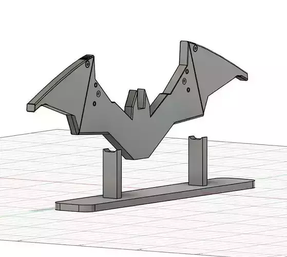 FanArt Batarang Homedeco Desing with Base