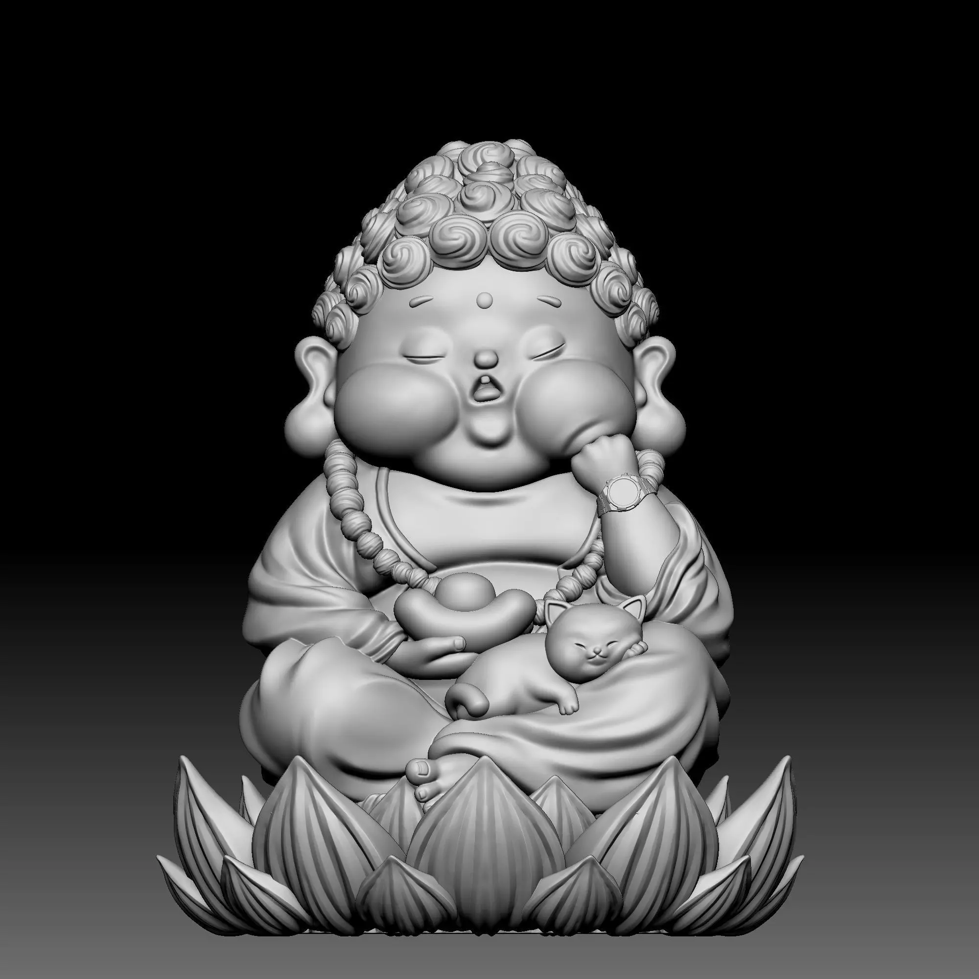 God of wealth 030 3D print model