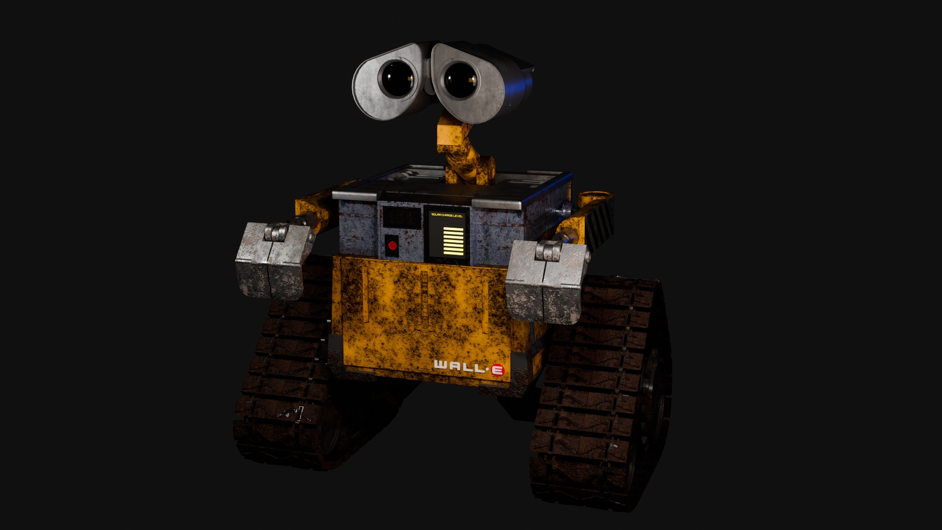 Wall-e Robot Lore-accurate  Low-poly 3D model_2