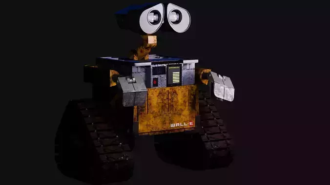 Wall-e Robot Lore-accurate  Low-poly 3D model