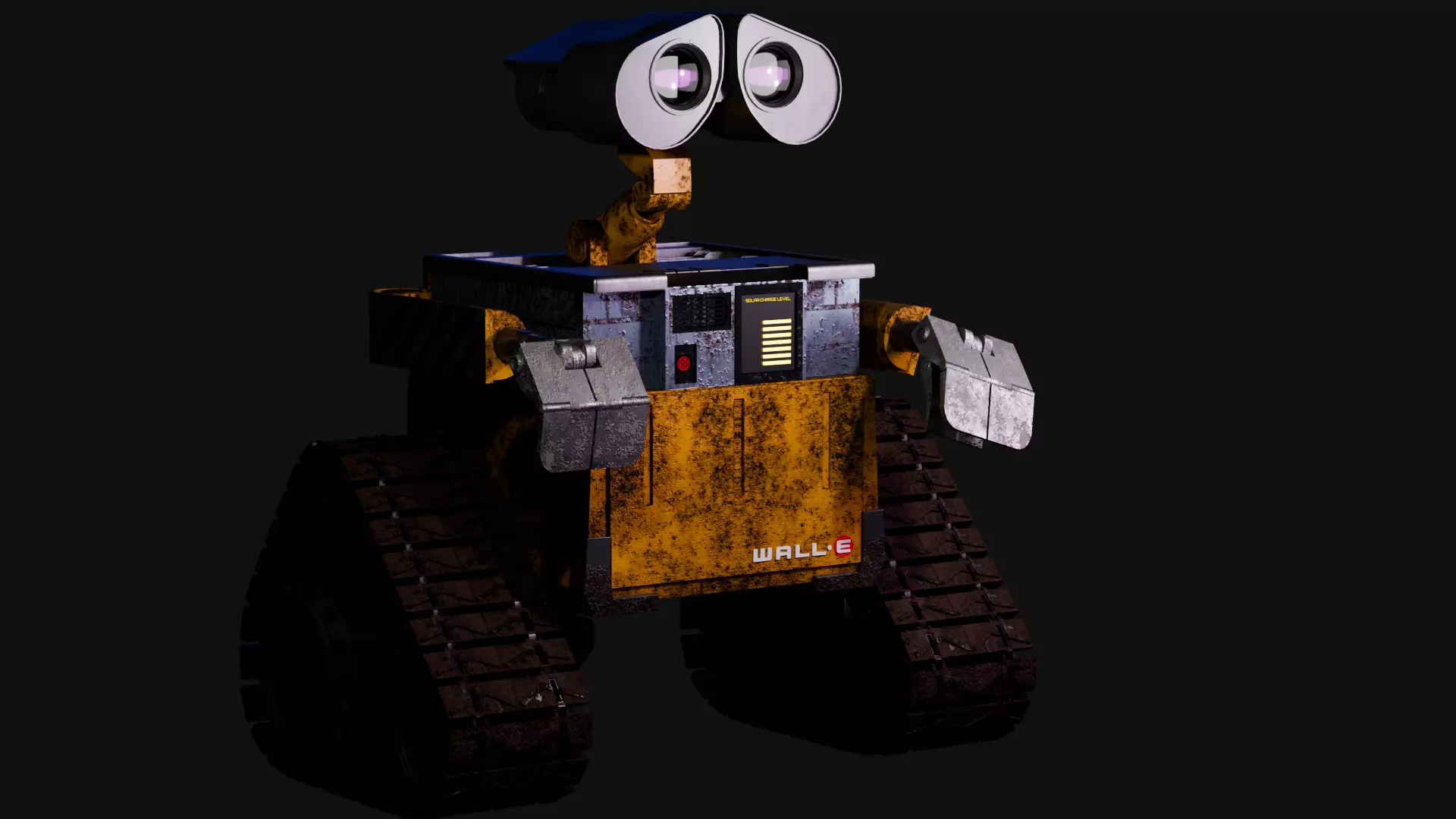 Wall-e Robot Lore-accurate  Low-poly 3D model_0