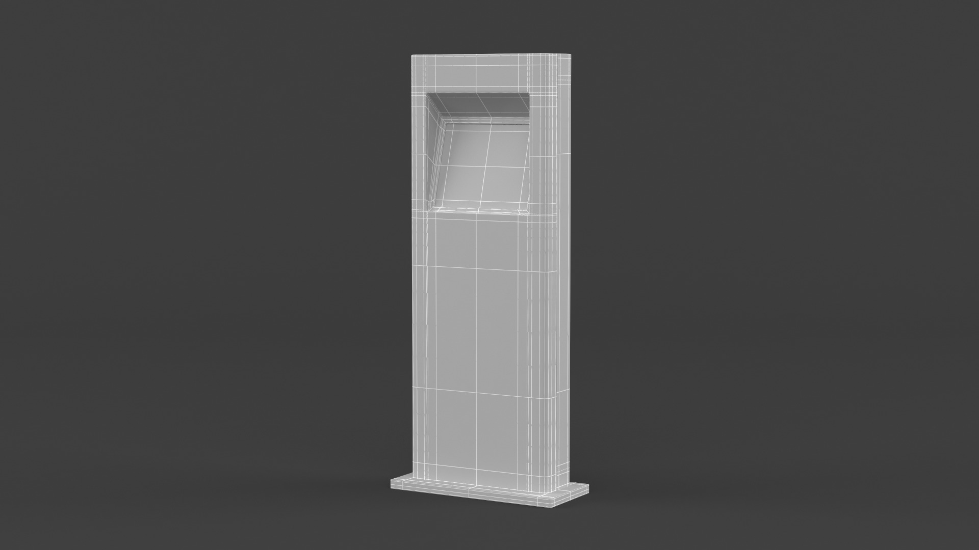 Electronic Kiosk 3D model_8