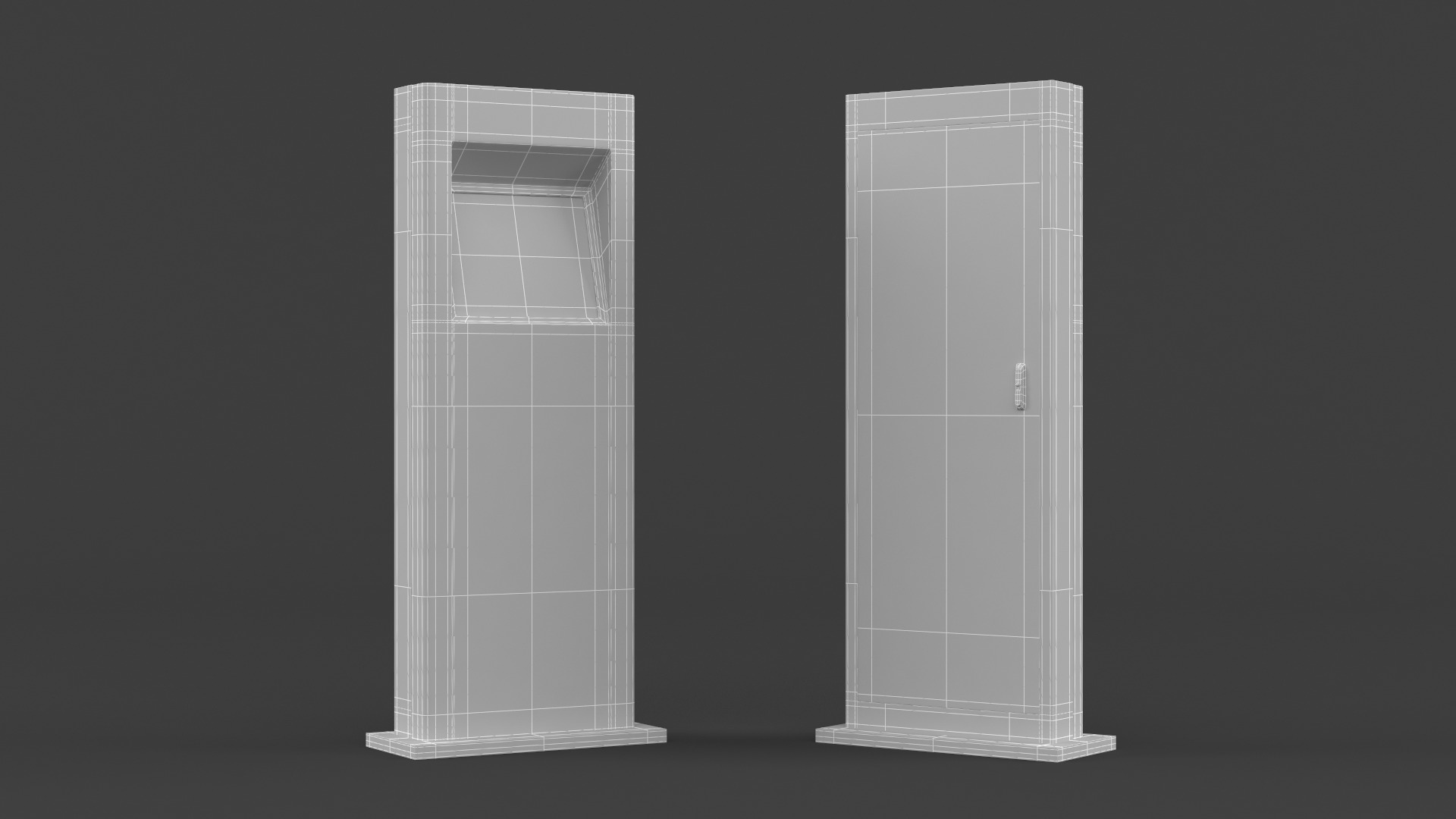 Electronic Kiosk 3D model_6