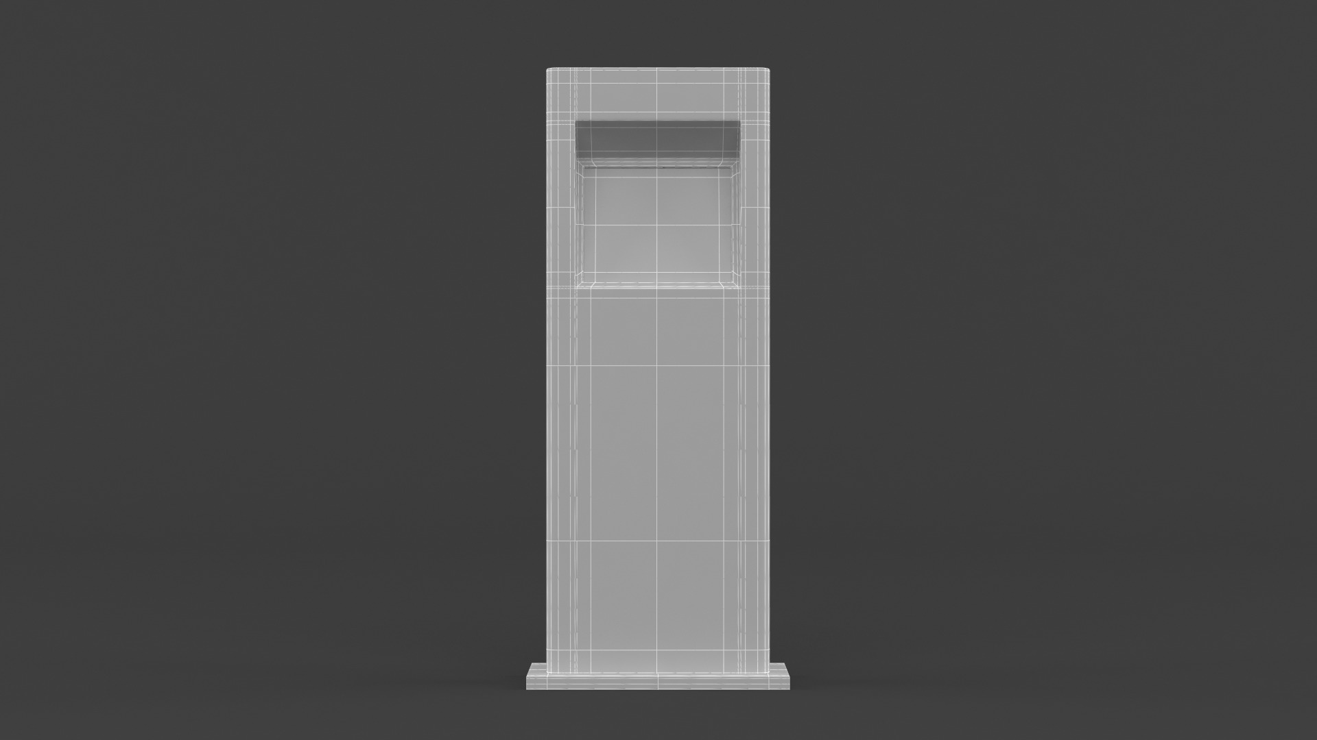 Electronic Kiosk 3D model_7