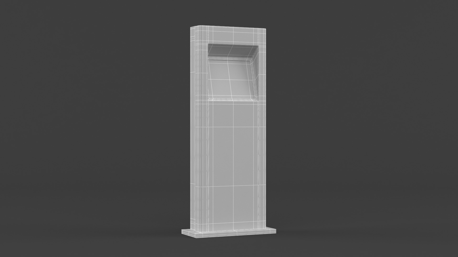Electronic Kiosk 3D model_11
