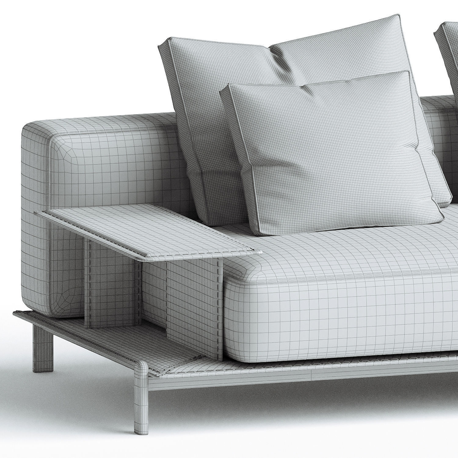 Poliform Brera Sofa Modul System Set 02 3D model_3