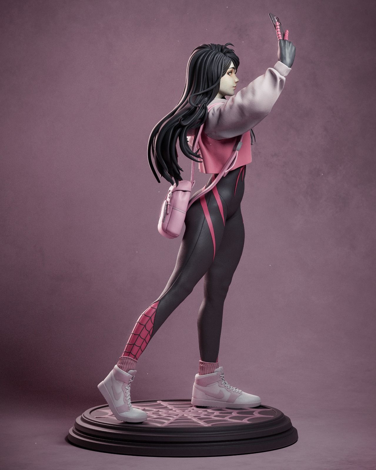 Spidergirl 3D Print 3D print model_3