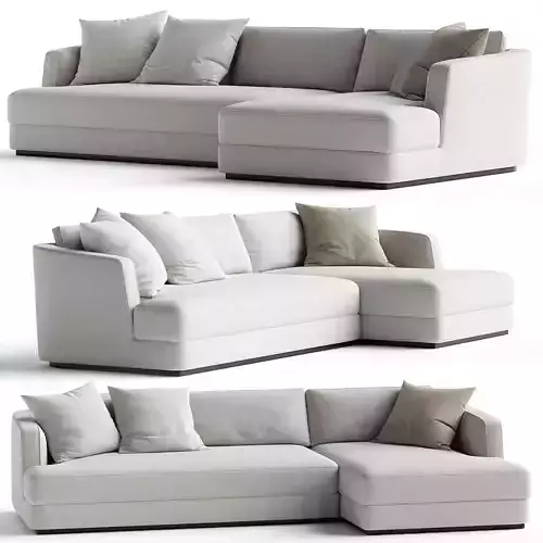 Flexform Barret Sectional Sofa Designer Roberto Lazzeroni 3D model