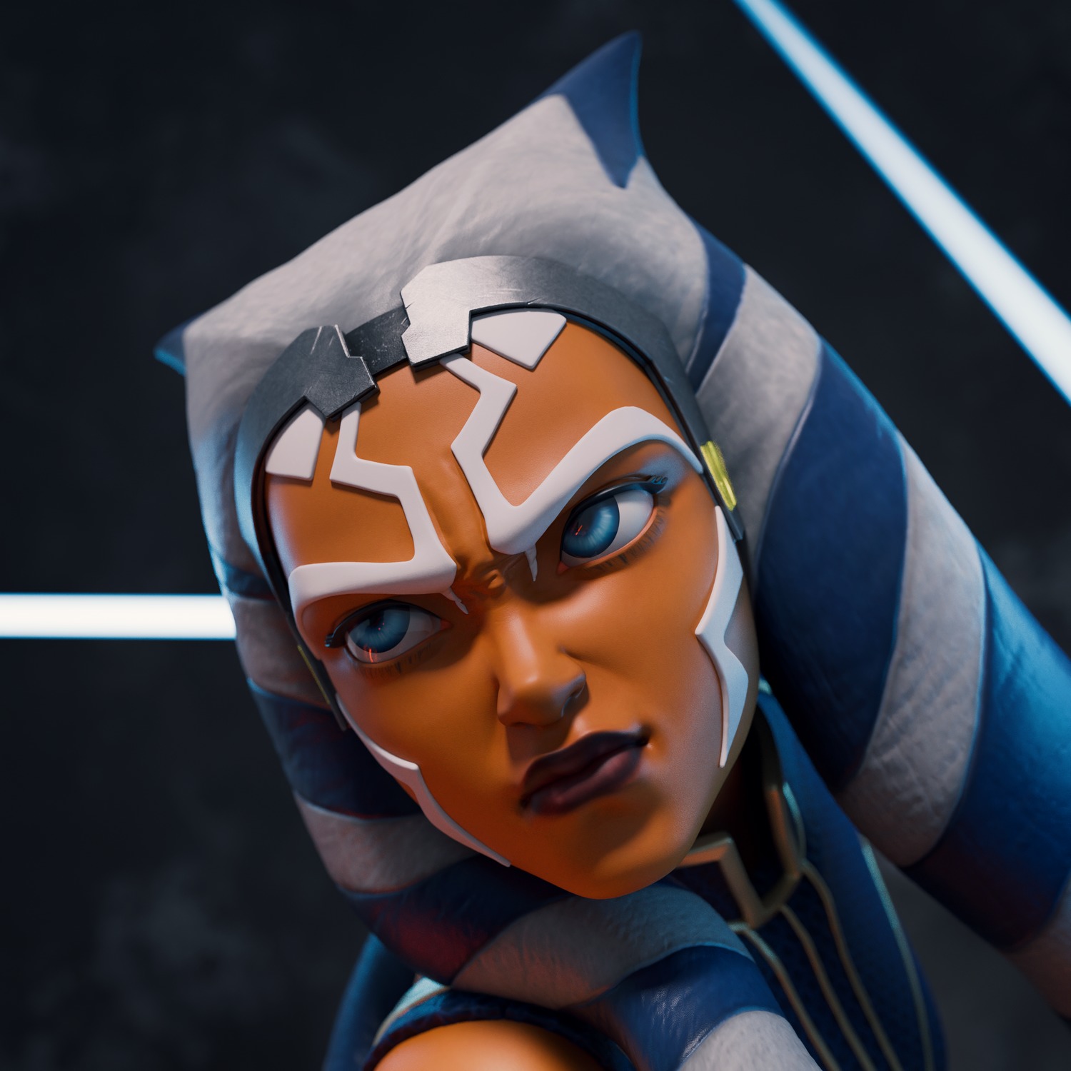 Ahsoka Tano vs Darth Maul 3D Print 3D print model_9