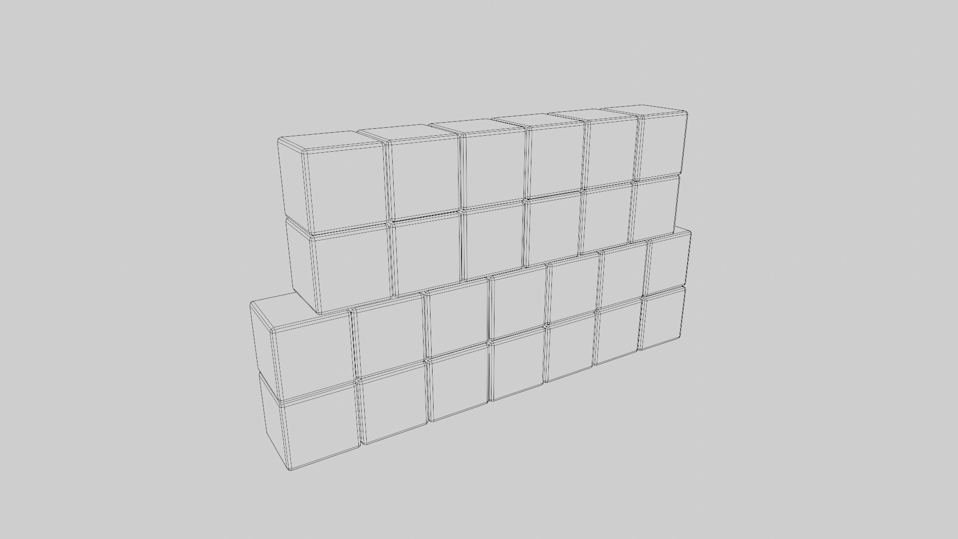 Wooden Letter Blocks 3D model_5