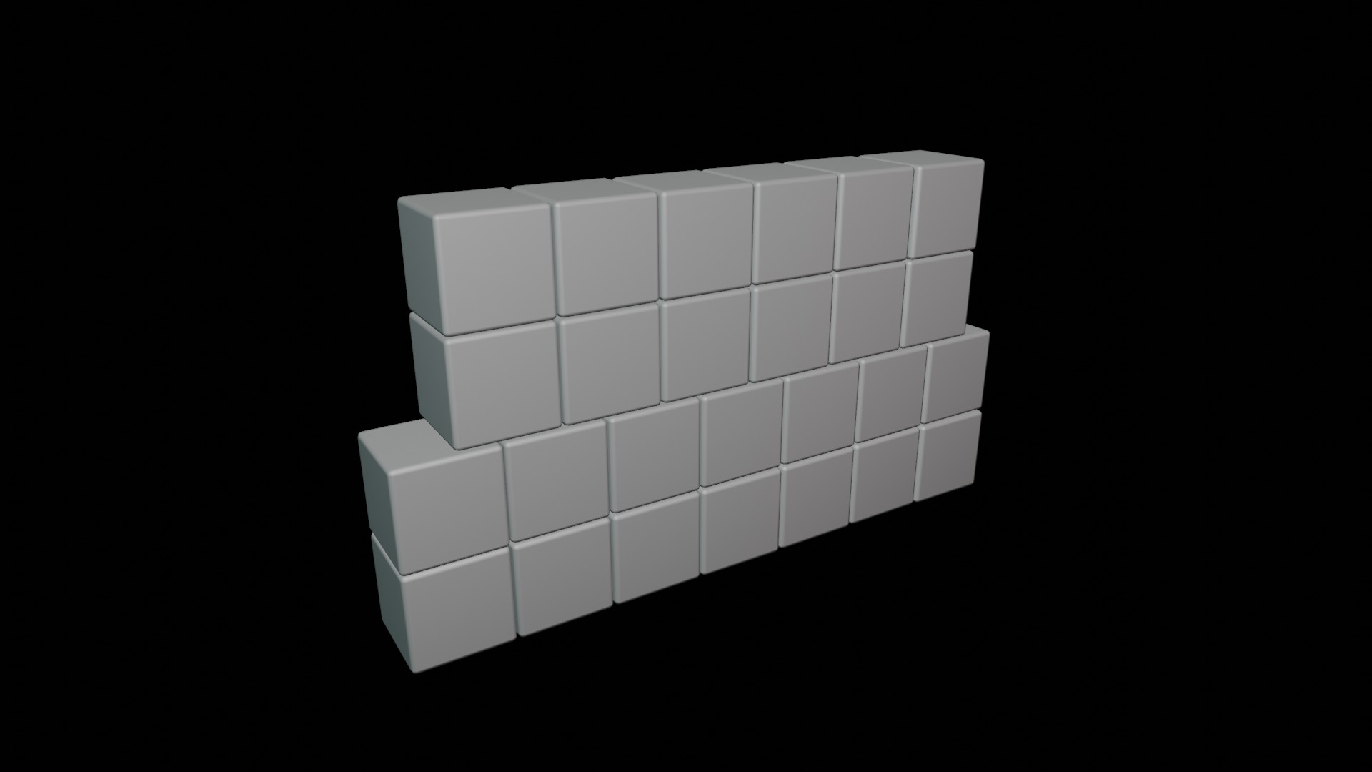 Wooden Letter Blocks 3D model_4