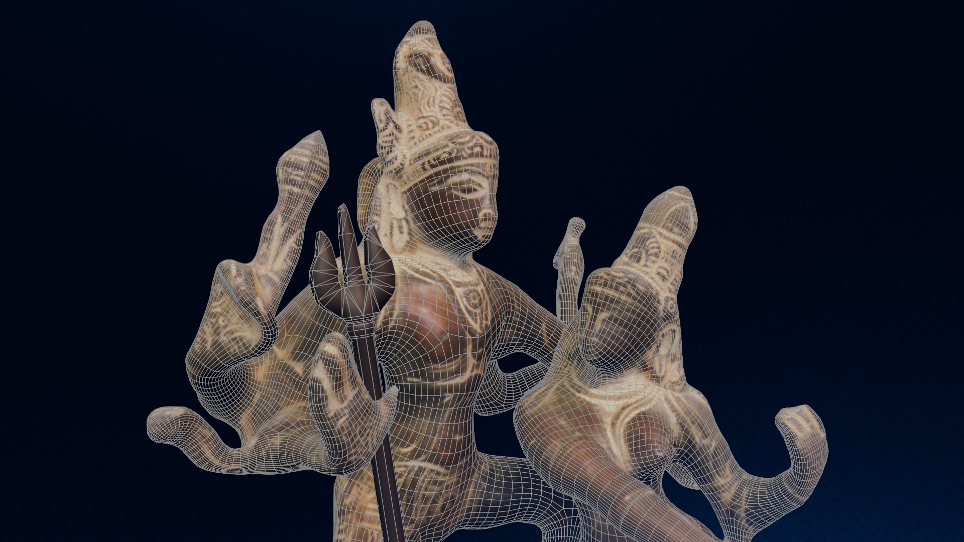 Shiva and Parvati 3D Model Free 3D model_4