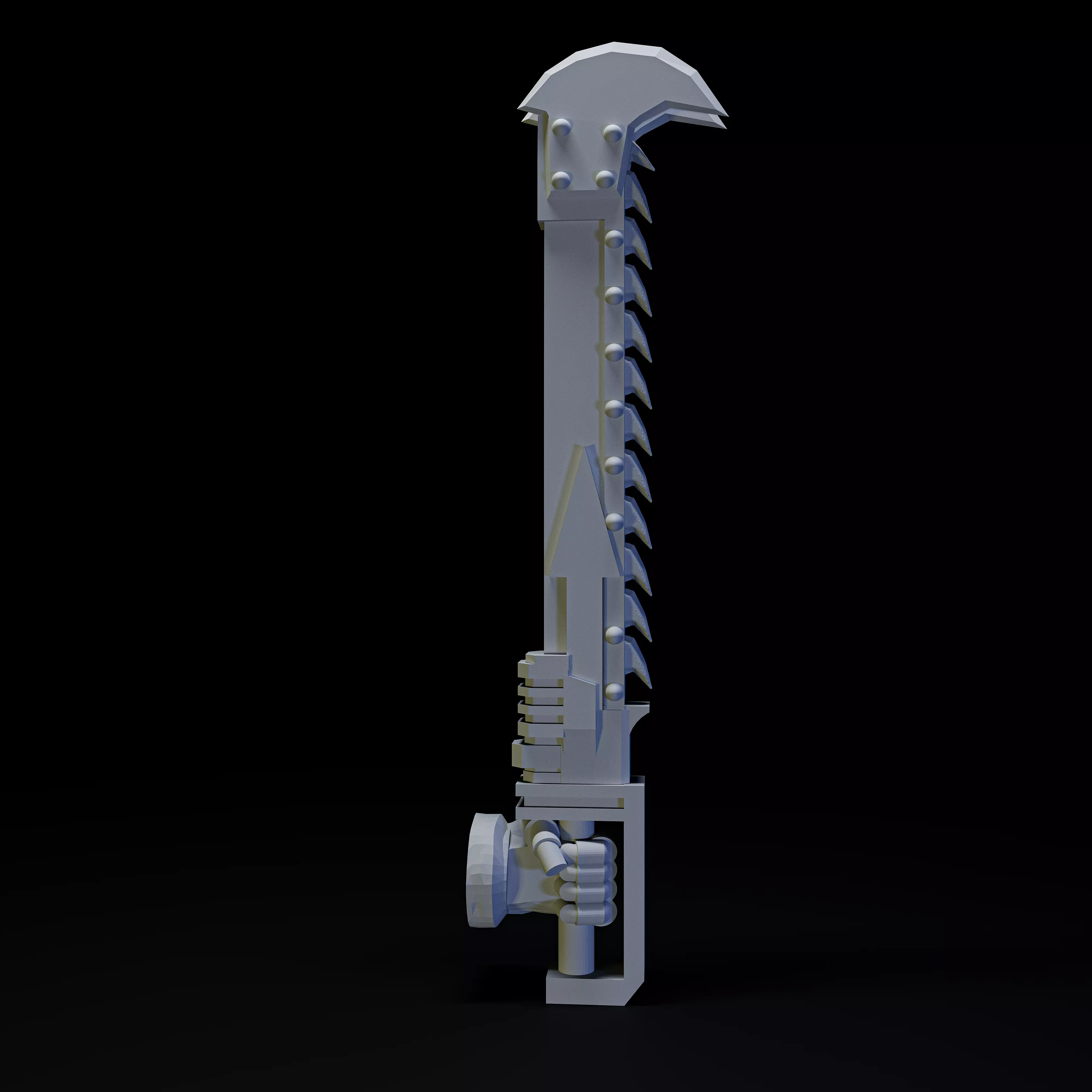 Chain sword 1 3D print model_0