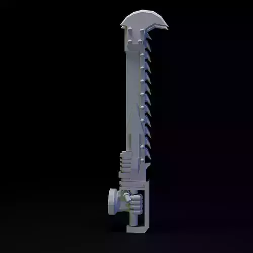 Chain sword 1 3D print model