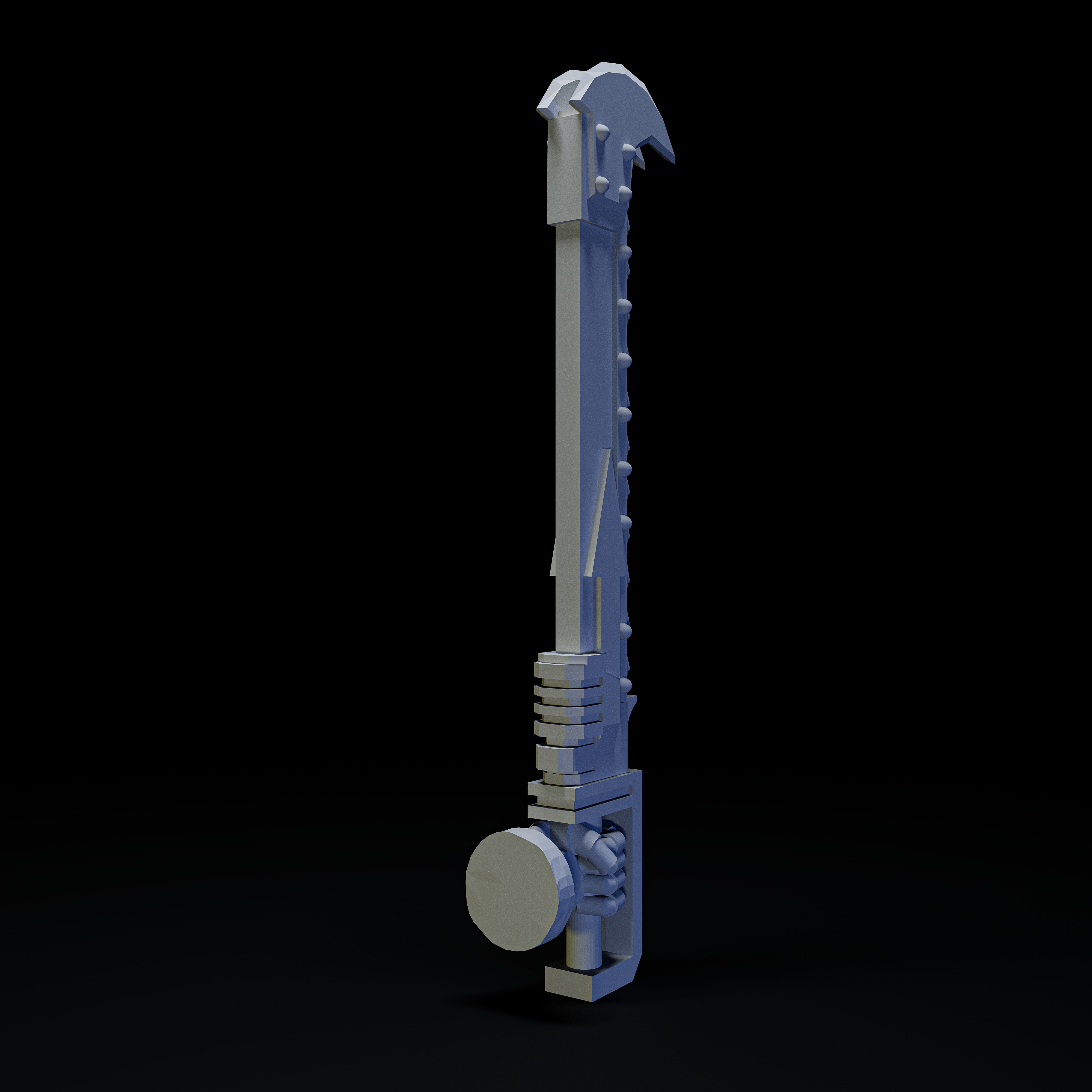 Chain sword 1 3D print model_2