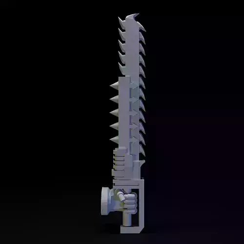 Chain sword 2 3D print model