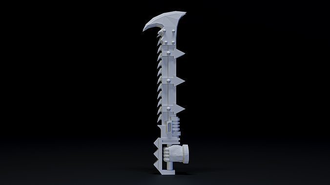 Chain sword 3 3D print model
