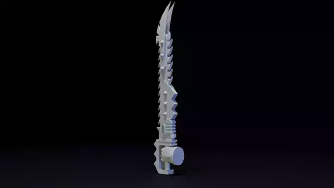 Chain sword 4 3D print model
