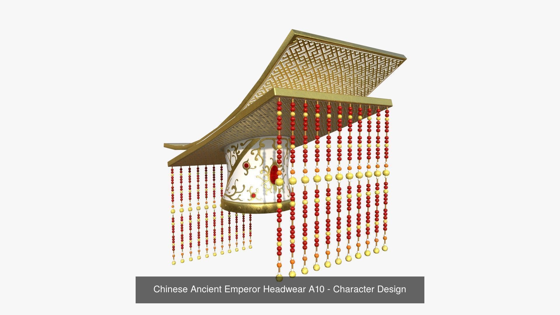 10 Chinese Emperor Headwear Collection - Character Design _2