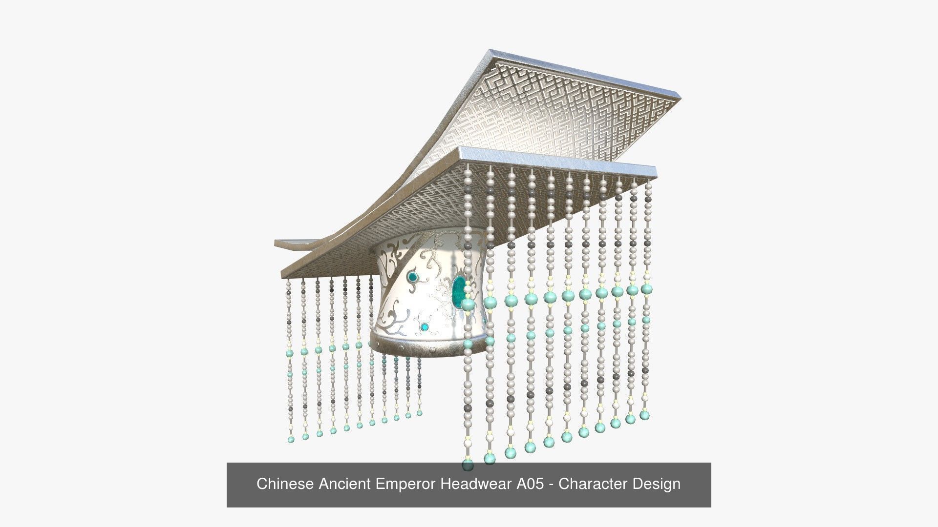 10 Chinese Emperor Headwear Collection - Character Design _7