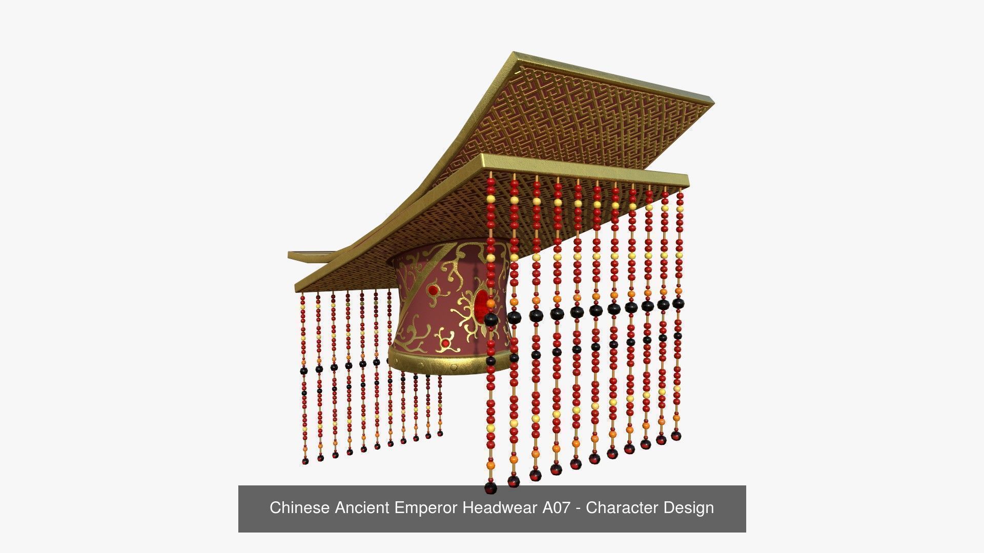 10 Chinese Emperor Headwear Collection - Character Design _5