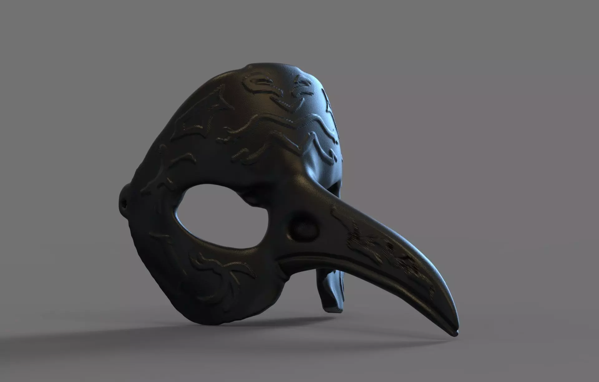 Dark Crow Mask 3D print model