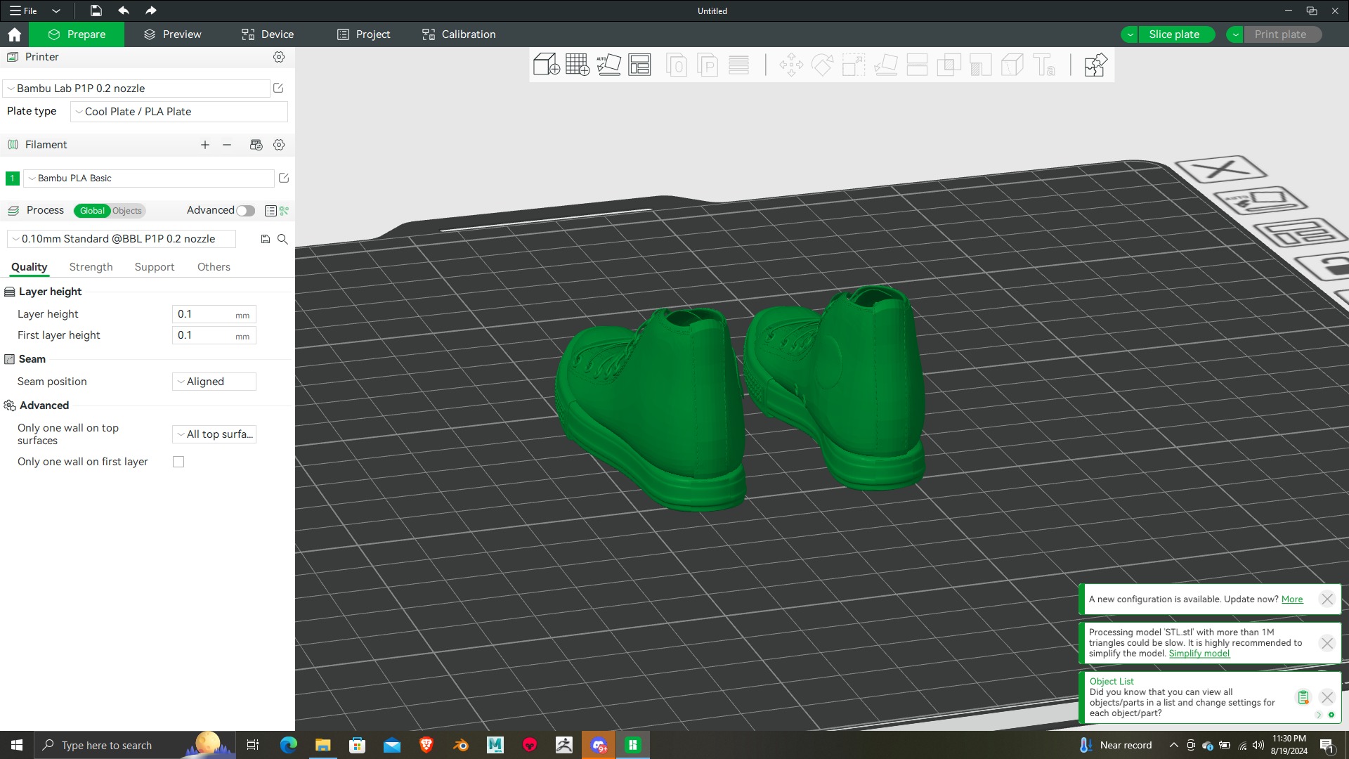 High Detail Sneaker 3D Model  Print Ready 3D print model_20