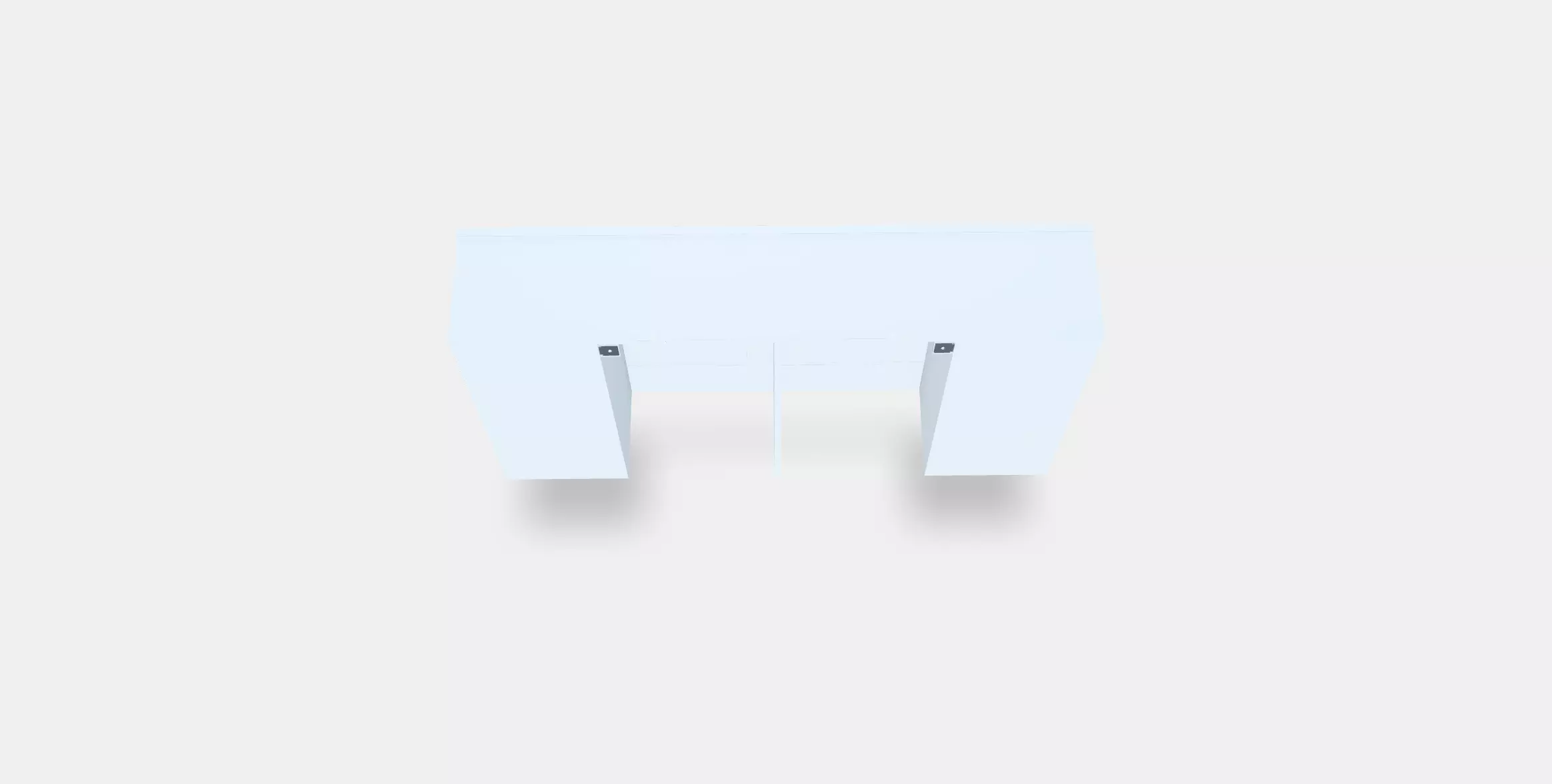 BRIMNES Headboard with storage compartment 2 Low-poly 3D model