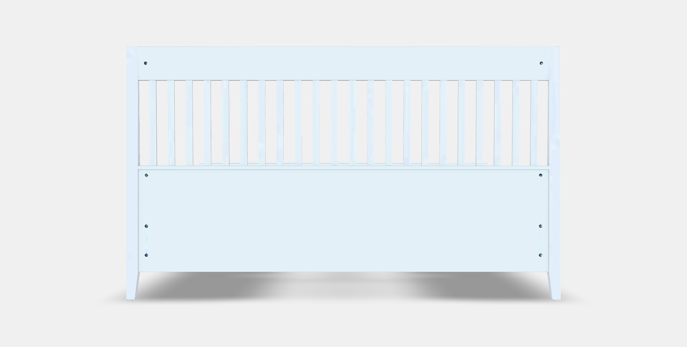 IDANAS Bed frame with storage 1 Low-poly 3D model_16