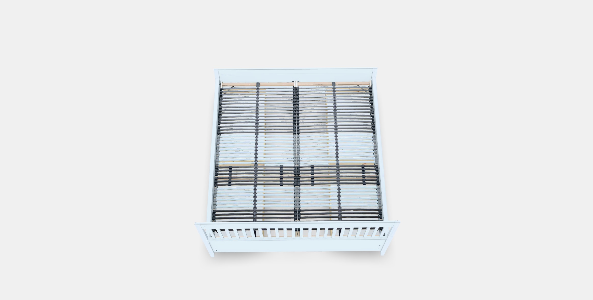 IDANAS Bed frame with storage 1 Low-poly 3D model_3