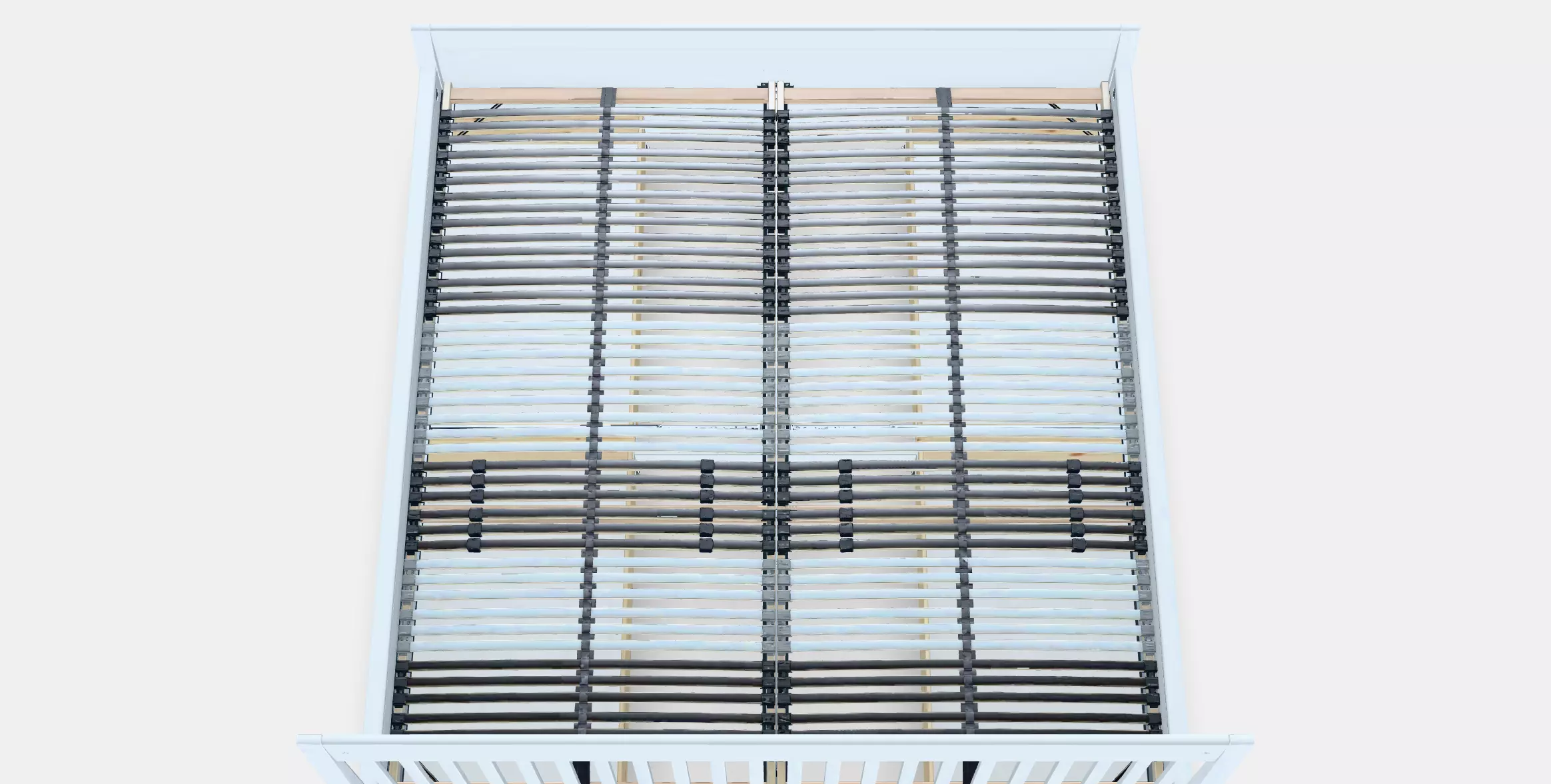 IDANAS Bed frame with storage 1 Low-poly 3D model_0